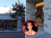 Loja SKIMS vandalizada com graffiti em West Hollywood, suspeito preso