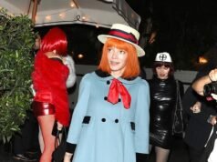 Lily Allen zomba da ‘amante’ de David Harbour enquanto ela se veste como a personagem do livro infantil ‘Madeline’ para a festa de Halloween em Los Angeles