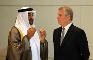 Revelado: Dentro da villa de luxo fortemente vigiada de £ 10 milhões de propriedade da família actual de Abu Dhabi que Andrew poderá em breve chamar de lar