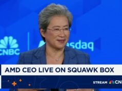 As ações da AMD sobem 10% com fortes projeções de crescimento, já que o CEO Su chama os gastos com IA de ‘a aposta certa’