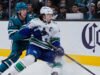 Problemas de arbitragem e jogo de poder desfazem Canucks na derrota para Sharks