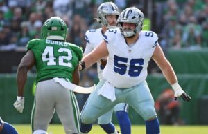 Cowboys C Cooper Beebe (tornozelo) na fila para jogar contra cartas