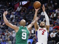 História da franquia de olho dos Pistons, 14ª vitória consecutiva contra o Celtics