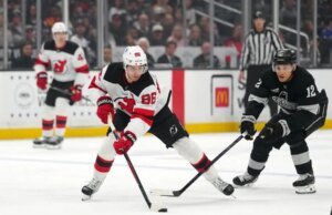 Os 2 gols short-handed de Dawson Mercer levam Devils à vitória sobre Kings