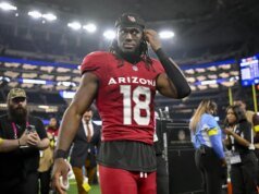 Cardinals WR Marvin Harrison Jr. (apendicite) eliminado contra 49ers