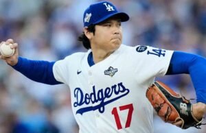 Ohtani não está nos planos de arremesso dos Dodgers para o jogo 6 contra Blue Jays
