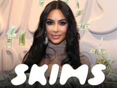 Linha de roupas SKIMS de Kim Kardashian agora avaliada em US$ 5 bilhões