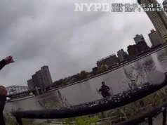 Oficial da polícia de Nova York salta em rio gelado para salvar adolescente de afogamento