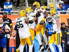 A agressividade da quarta descida dos Packers supera as decisões dos Leões de completar a varredura da temporada