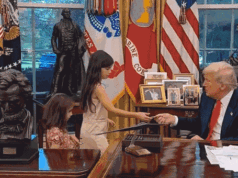 Trump compartilha momento adorável com crianças visitando o Salão Oval: ‘Meu nome é Donald’