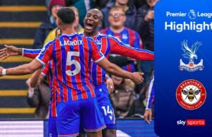 Mateta marcou novamente enquanto o Palace derrotava o rival londrino Brentford!