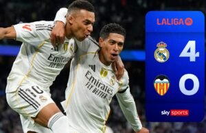 Mbappé e Bellingham em chamas na vitória do Actual Madrid sobre o Valência