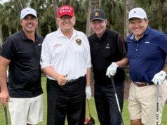 Trump acerta um chip shot impressionante em vídeo viral após o último golpe de golfe de Biden: ‘Ganhar é sempre bom!’