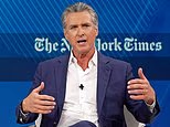 Newsom criticou a resposta bizarra aos trolls da Web depois que a foto de um fórum repleto de estrelas se tornou viral