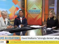 A reação inestimável do apresentador do Sky Information quando um colega lança a bomba F ao vivo no ar