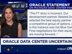 As ações da Oracle caem 5% com base no relatório Blue Owl Capital não apoiará knowledge heart de US$ 10 bilhões