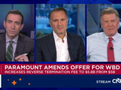 Paramount garante apoio de Larry Ellison na oferta alterada do WBD