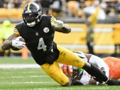 Suspensão DK Metcalf pode custar aos Steelers a AFC North