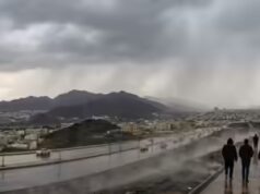 Arábia Saudita verá chuva em várias regiões até 31 de dezembro