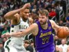Luka Doncic e Giannis Antetokounmpo lideram a votação do All-Star