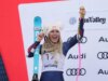 Lindsey Vonn fica em terceiro na França e conquista o terceiro pódio de downhill da temporada