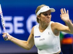 A ex-finalista Danielle Collins (volta) do Aberto da Austrália de 2026