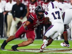 Relatório: Gamecocks LB Dylan Stewart estará entre os mais bem pagos em 26