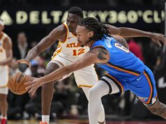 Hawks C N’Faly Dante fora da temporada com lesão no ligamento cruzado anterior