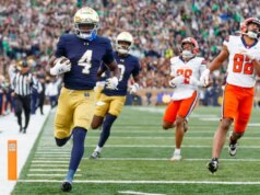 Notre Dame RB Jeremiyah Love se declara para o draft da NFL