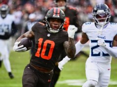 Browns RB Quinshon Judkins em IR após cirurgia de fíbula/tornozelo