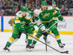 Wild short-handed carrega confiança no confronto contra senadores