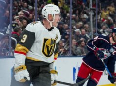 Golden Knights derrotam Blue Jackets com o gol verde de Brayden McNabb