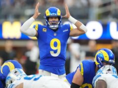 Matthew Stafford, o ataque potente dos Rams é muito forte para os Leões