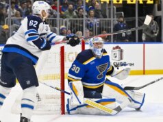 Resumo da NHL: Joel Hofer, Blues excluiu Jets