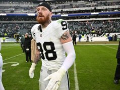 Maxx Crosby, dos Raiders, chateado por ficar de fora contra os Giants