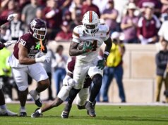 Miami RB Mark Fletcher Jr. retornando para a campanha de 2026