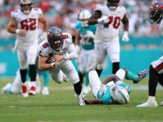 Bucs denota QB Baker Mayfield limitado no relatório de prática estimado