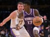 Luka Doncic prospera, LeBron James se machuca quando Lakers despacha Kings