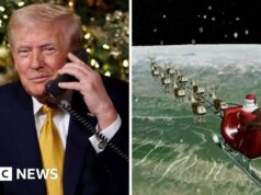 Onde está o Papai Noel agora? Trump atende ligações de Natal de crianças para rastreador Norad