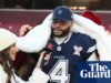 Prescott lidera os Cowboys após a derrapagem dos Commanders para dar início à partida tripla de Natal