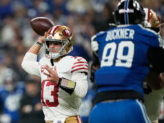 Purdy lança cinco passes para TD e leva 49ers à quinta vitória consecutiva sobre Colts