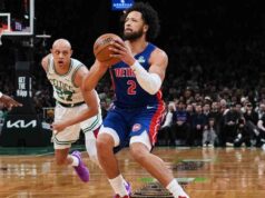 O duplo-duplo de 32 pontos de Cade Cunningham ajuda o Pistons a vencer o Celtics