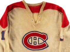 Pague 25.000$ para o velho chandail usado por Jacques Plante?