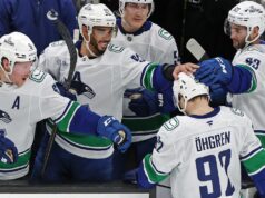 Ohgren entre os novos rostos que ajudam Canucks a prosperar pós-Hughes
