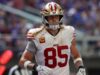 49ers TE George Kittle perde o treino, standing vs. Bears em questão