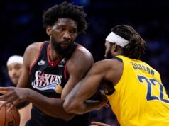 Embiid marca 39 pontos, o melhor da temporada, para levar o 76ers à vitória contra o Pacers