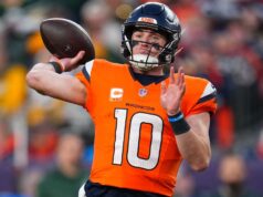 Broncos conquistam vaga nos playoffs com Bo Nix lançando quatro TDs na vitória sobre os Packers