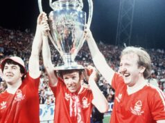 John Robertson, duas vezes vencedor da Taça dos Campeões Europeus com o Nottingham Forest, morre aos 72 anos
