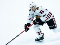 Blackhawks arranham Artyom Levshunov por atraso