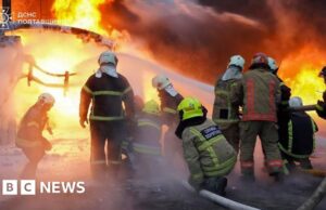 Cidade ucraniana atingida por ataque ‘massivo’ enquanto negociações de paz nos EUA são concluídas